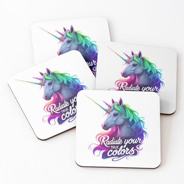 Item preview, Radiate Your True Colors – Aurora Unicorn designed and sold by zoughlal.