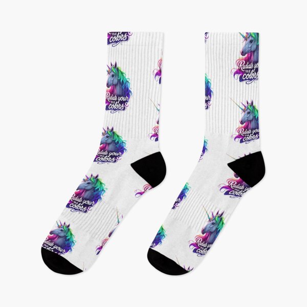 Item preview, Radiate Your True Colors – Aurora Unicorn designed and sold by zoughlal.
