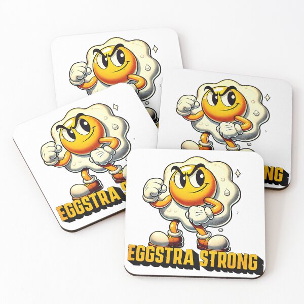 Item preview, Eggstra Strong fried egg designed and sold by Dennis' Creative Corner.
