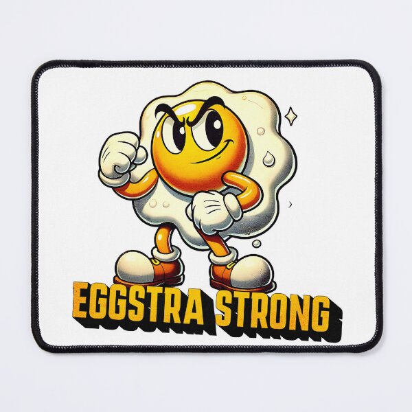 Item preview, Eggstra Strong fried egg designed and sold by Dennis' Creative Corner.