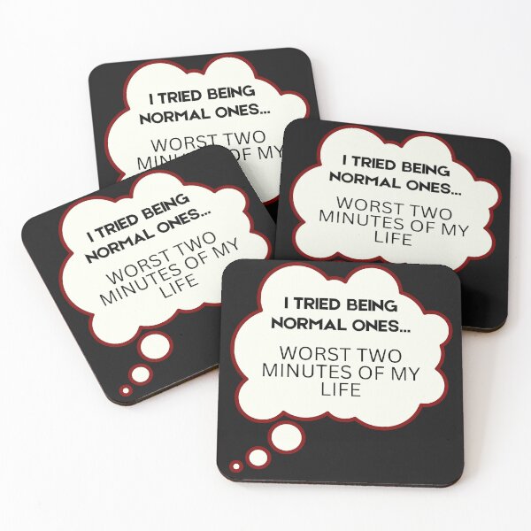 Item preview, I Tried Being Normal Once - Funny Thought Bubble Quote designed and sold by likeforcode.