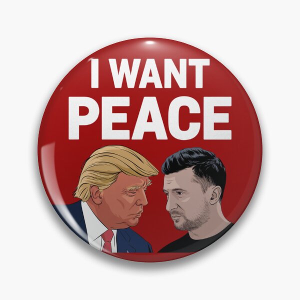 Item preview,  Donald Trump & Volodymyr Zelensky - I WANT PEACE designed and sold by 123ks.