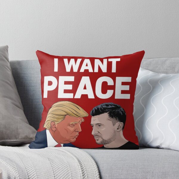 Item preview,  Donald Trump & Volodymyr Zelensky - I WANT PEACE designed and sold by 123ks.