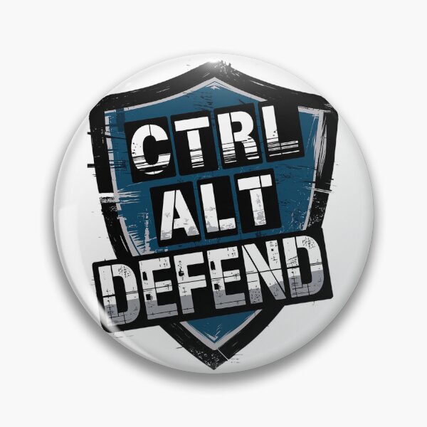 Item preview, Cybersecurity Shield Design - CTRL ALT DEFEND for Tech Lovers designed and sold by pixelpopplanet.