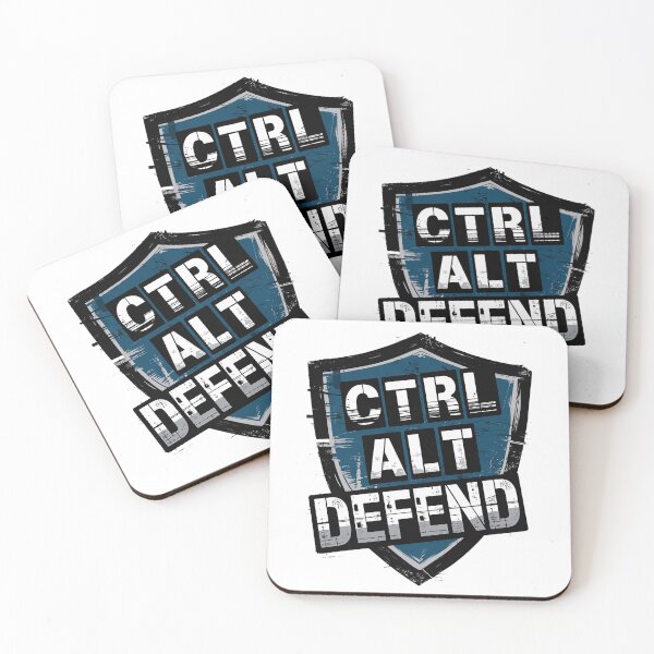 Item preview, Cybersecurity Shield Design - CTRL ALT DEFEND for Tech Lovers designed and sold by pixelpopplanet.