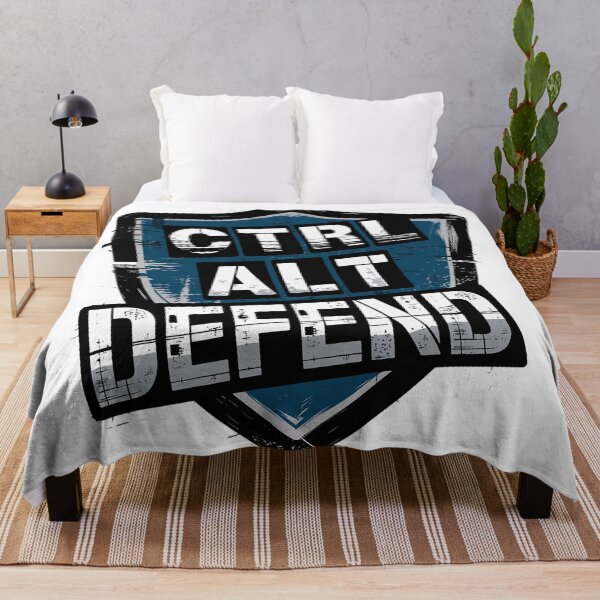 Item preview, Cybersecurity Shield Design - CTRL ALT DEFEND for Tech Lovers designed and sold by pixelpopplanet.