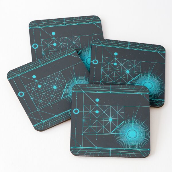 Item preview, sci-fi grid-like structure designed and sold by MakaltsisDesign.