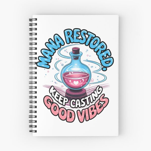 Item preview, Mana Restored: Keep Casting Good Vibes Retro Potion Art Design designed and sold by pixelpopplanet.