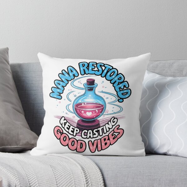 Item preview, Mana Restored: Keep Casting Good Vibes Retro Potion Art Design designed and sold by pixelpopplanet.