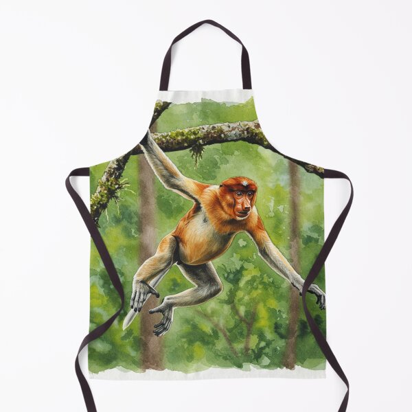 Item preview, Proboscis monkey  designed and sold by Wild-way Art.