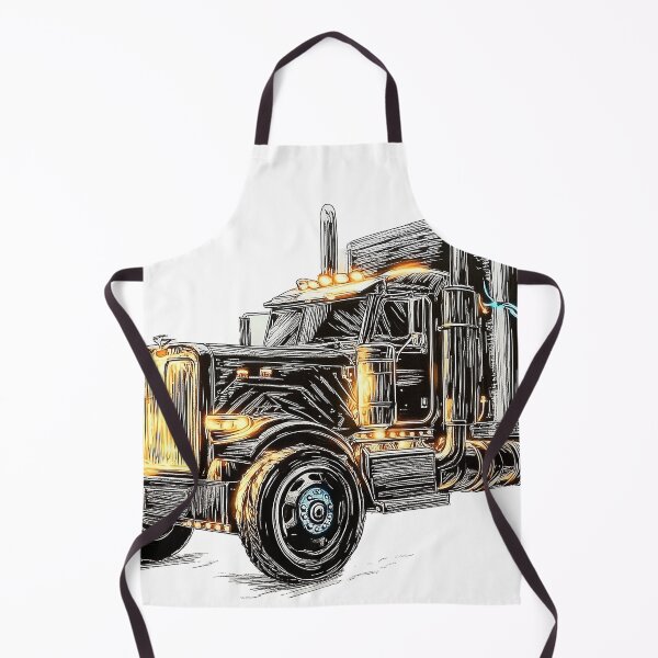 Item preview, Thunder Road - Peterbilt Semi Truck Digital Art designed and sold by Piston & Palette.