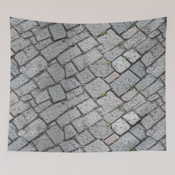 Item preview, Wet paving stones and weeds designed and sold by House-of-Wyld.