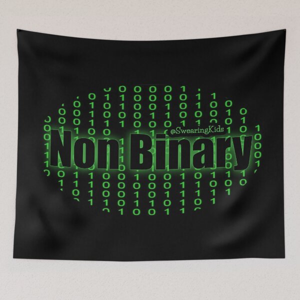 Item preview, Non Binary Large designed and sold by SwearingKids.
