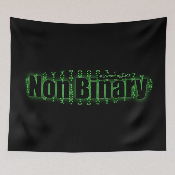 Item preview, Non Binary  designed and sold by SwearingKids.