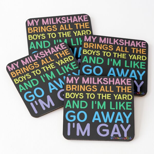 Item preview, My Milkshake Brings All The Boys To The Yard designed and sold by SwearingKids.