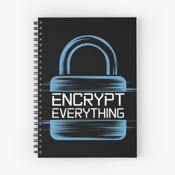 Item preview, Encrypt Everything Blue Lock Cybersecurity Design designed and sold by pixelpopplanet.