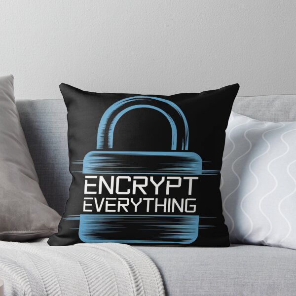Item preview, Encrypt Everything Blue Lock Cybersecurity Design designed and sold by pixelpopplanet.