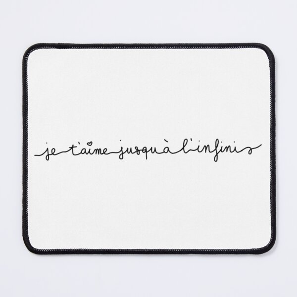 Item preview, I Love You to Infinity, french quote designed and sold by Bella-Bear.