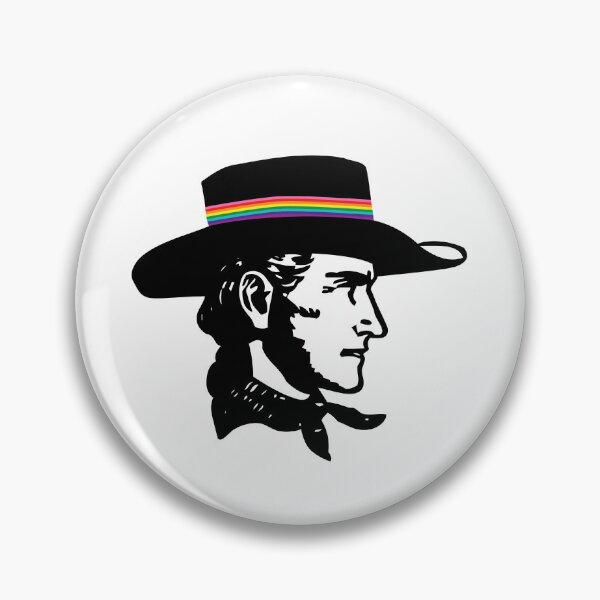 Item preview, Western Pride – Vintage Cowboy with Rainbow Solidarity designed and sold by SingerNZ.