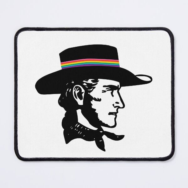 Item preview, Western Pride – Vintage Cowboy with Rainbow Solidarity designed and sold by SingerNZ.