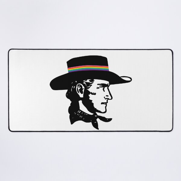 Item preview, Western Pride – Vintage Cowboy with Rainbow Solidarity designed and sold by SingerNZ.