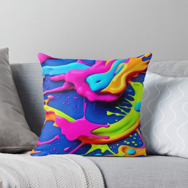 Item preview, Neon Paint Drip Art designed and sold by Health And Fitness Posts e-Store.