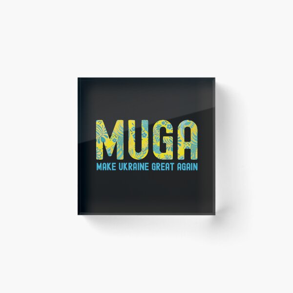 Item preview, MUGA Make Ukraine Great Again Support Zelensky designed and sold by MintaApparel.