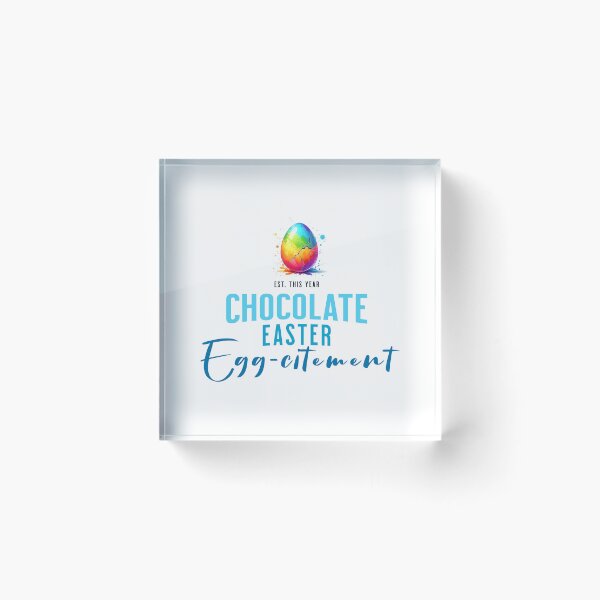 Item preview, Chocolate Easter Egg-citement, Unique designed and sold by villacreativa.