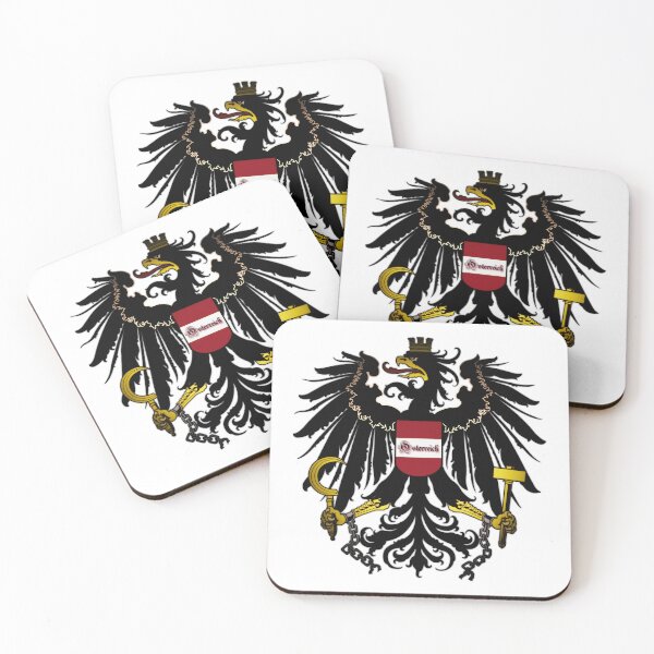 Item preview, Austrian Flag & Coat of Arms Art designed and sold by ArsArtificia.