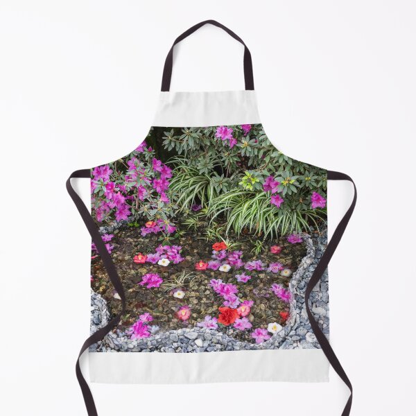 Item preview, Small garden pond with azaleas and camellias designed and sold by CameliaC.
