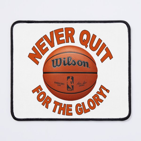 Item preview, Basketball; Never Quit; For The Glory;  designed and sold by StickerApe.