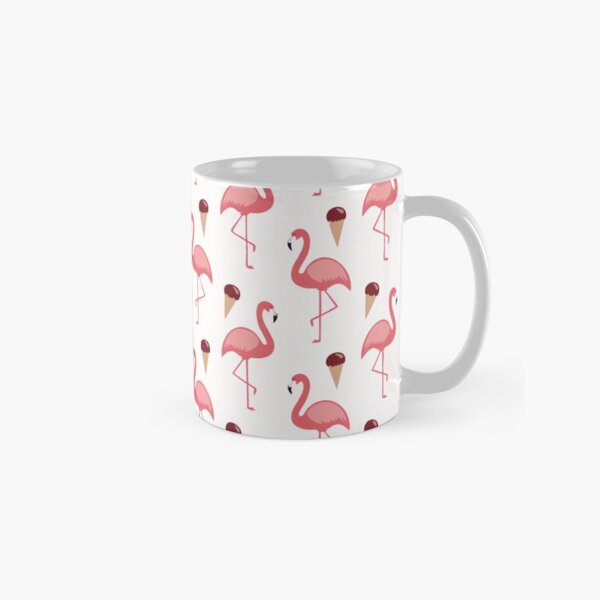 Vista previa del artículo con la obra «Lindos flamencos y helado», diseñado y vendido por maxxie-pod.