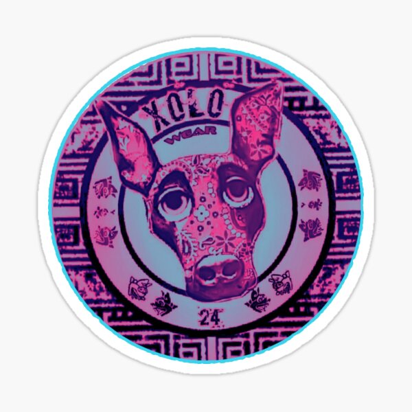 Vista previa del artículo con la obra «Logotipo rosa de XoloWear24», diseñado y vendido por XoloWear24.
