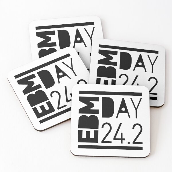 Item preview, EBM Day BLACK Version, electronic vibes, 242, logo designed and sold by parissiArt.