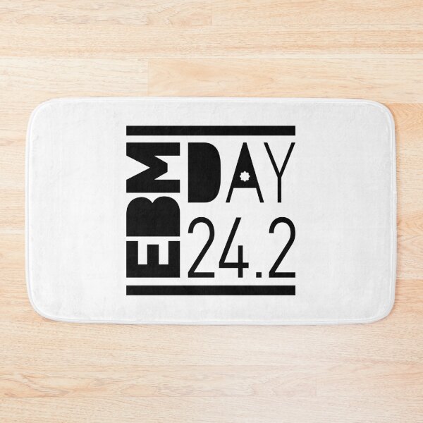 Item preview, EBM Day BLACK Version, electronic vibes, 242, logo designed and sold by parissiArt.