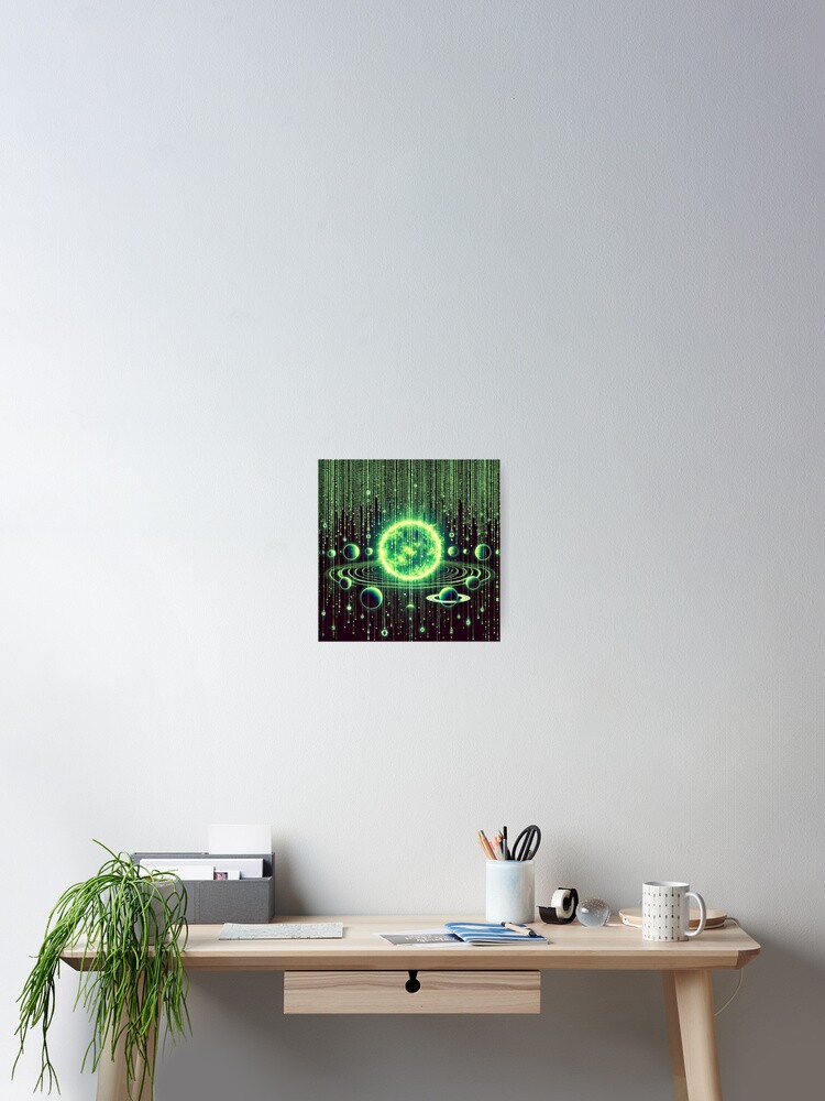 Thumbnail 2 of 3, Poster, Matrix designed and sold by Messaya.