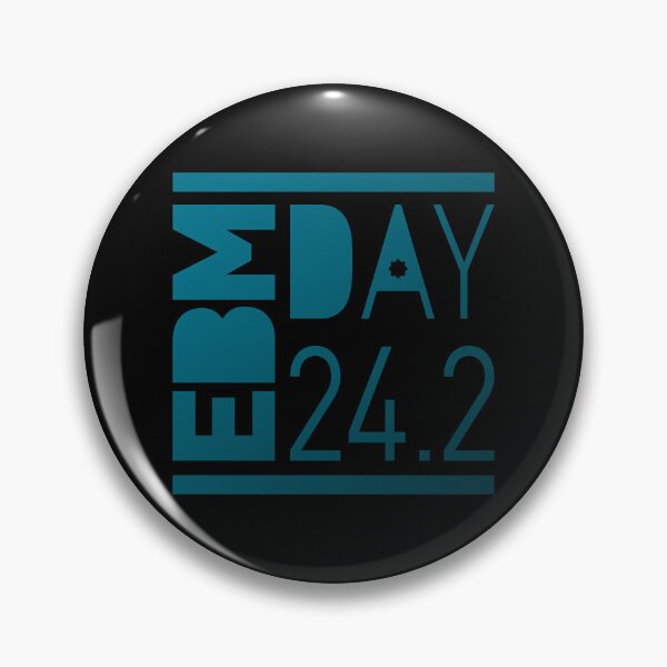 Item preview, EBM Day BLUE Version, electronic vibes, 242, logo designed and sold by parissiArt.