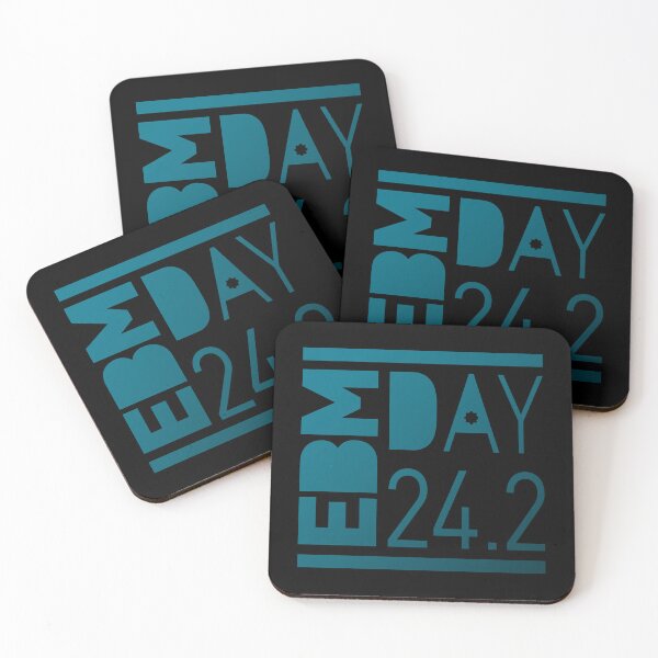Item preview, EBM Day BLUE Version, electronic vibes, 242, logo designed and sold by parissiArt.