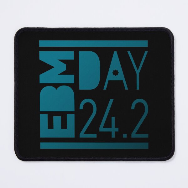 Item preview, EBM Day BLUE Version, electronic vibes, 242, logo designed and sold by parissiArt.