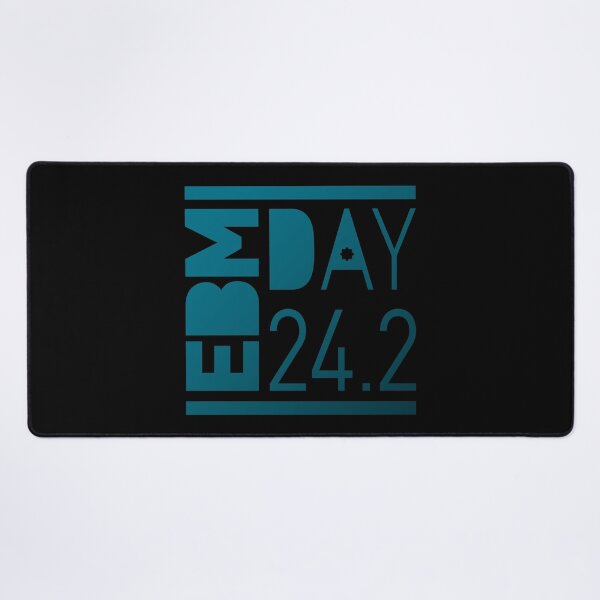 Item preview, EBM Day BLUE Version, electronic vibes, 242, logo designed and sold by parissiArt.