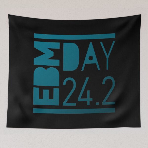 Item preview, EBM Day BLUE Version, electronic vibes, 242, logo designed and sold by parissiArt.