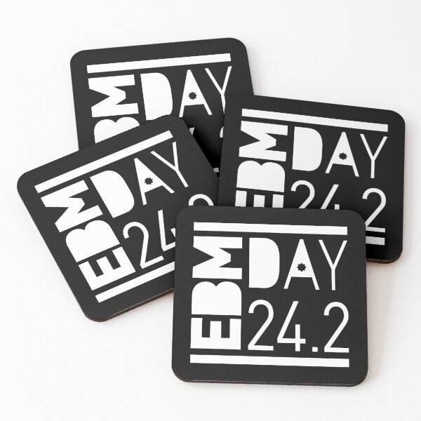 Item preview, EBM Day White Version, electronic vibes, 242, logo designed and sold by parissiArt.