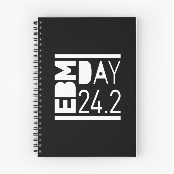 Item preview, EBM Day White Version, electronic vibes, 242, logo designed and sold by parissiArt.