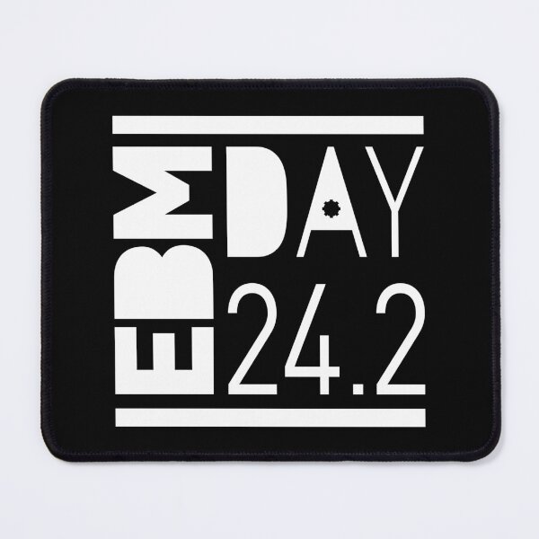Item preview, EBM Day White Version, electronic vibes, 242, logo designed and sold by parissiArt.