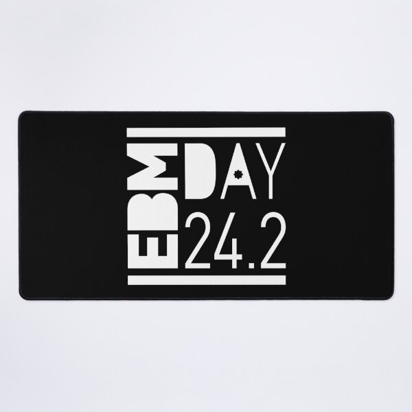 Item preview, EBM Day White Version, electronic vibes, 242, logo designed and sold by parissiArt.