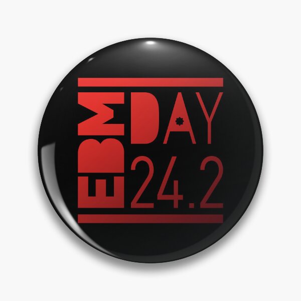 Item preview, EBM Day RED Version, electronic vibes, 242, logo designed and sold by parissiArt.