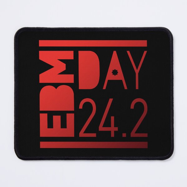 Item preview, EBM Day RED Version, electronic vibes, 242, logo designed and sold by parissiArt.