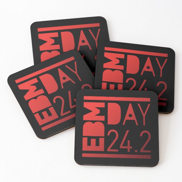 Item preview, EBM Day RED Version, electronic vibes, 242, logo designed and sold by parissiArt.