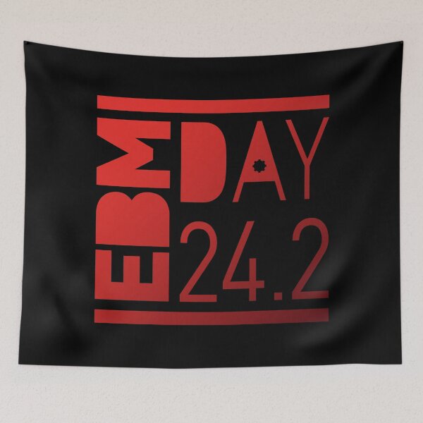 Item preview, EBM Day RED Version, electronic vibes, 242, logo designed and sold by parissiArt.
