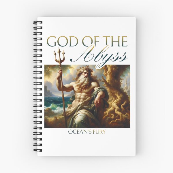 Item preview, NEOCLASSICAL GREEK GOD WITH TRIDENT - GOD OF THE ABYSS OCEAN'S FURY designed and sold by justyna-s28.